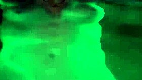 Is this brunette's outdoor bath too sexy to ignore?