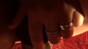 my wife play and cum with dildo