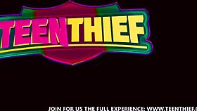 Athena Spreads Legs For Investigator!