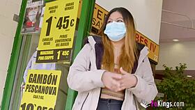 Watch This Chubby Latina Show Her Pussy and Get Fucked by a Muscular Guy?