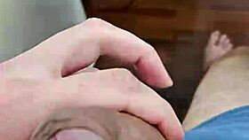 young brazilian twink shows off his big penis