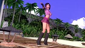 i'm watchin reiko's sexy entrace in rumble roses xx