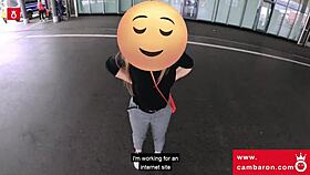 tattooed thot harleen van hynten gets dicked down by pickup artist cambaron com in public pov