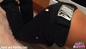 Am I your tempting tomgirl neighbor in tight jeans?