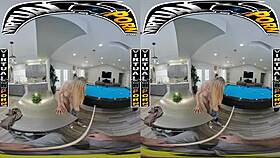 Virtual Billiards Game With Latina Milf Caitlin Bell