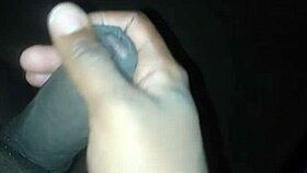 Straight handsome friend flex shows dick and cum to gay friend while girlfriend away