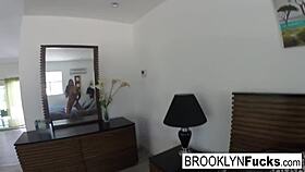 Hot blonde babe Brooklyn is recording herself masturbating 😘