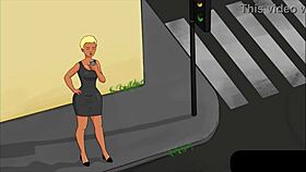 Celebrating the new year eve in anime style