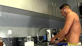 Max Blairwood Barebacked Hard In The Kitchen!