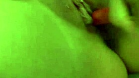 Hey, saw these blonde lesbians in a hot threesome. Pretty wild!