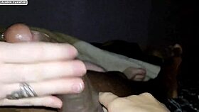 Surprising Night at Grandma's: Friend Joins for Intense Ass Licking and Monster Cock Action