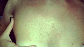 beautiful teen sucks big cock and shows wet boobs close up