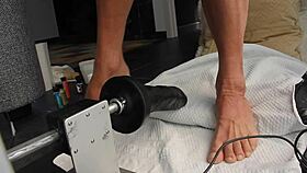 I feel the fuck machine in my ass. It's intense.