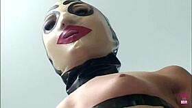 Naughty Bitch Dreams of Double Penetration by Masked BDSM Hunks in Wild Latex Action
