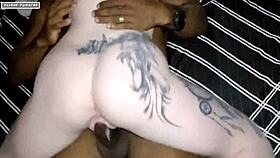 Surprising Night at Grandma's: Friend Joins for Intense Ass Licking and Monster Cock Action