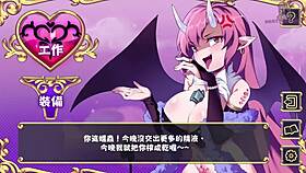 Cute anime girl with big tits bent over in doggystyle hentai