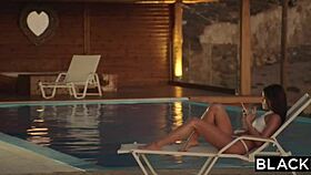 blacked little caprice as hot wife on vacation sucking big black cock