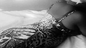 Ebony beauty with a sexy ass that's hard to resist in missionary position 😏