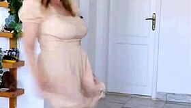 naughty cowgirl mariaold teasing with huge natural tits