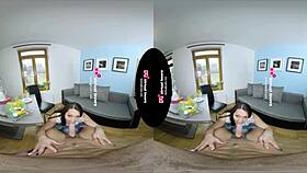 Chubby tranny gives ass in pov bareback sex