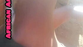 African mature woman in beautiful context