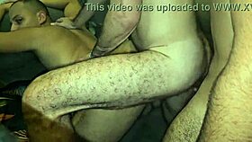 Hot Sex with Doorman and Friend in See-Through Apartment