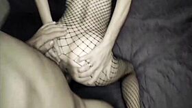 Wife in Erotic Lingerie Gets ANAL FUCKED