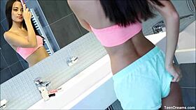 Fair skinned and fully grown slim Shrima Malati enjoying herself