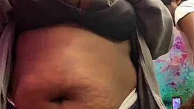 caught fucking in the elevator by mall security 😏 big black cock action