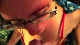 Can a Mature Wife Handle This Busty Blowjob Challenge?