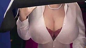 I can't stop staring at her huge tits and juicy ass.