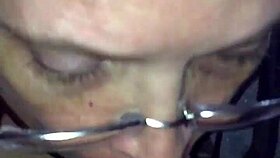 Want To See This Slow-Motion Blowjob And Cumshot On Her Fat Tits?