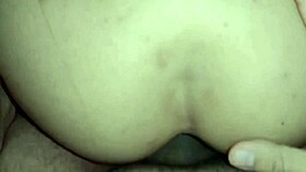 Latina with perfect ass enjoys homemade backdoor fun with creampie