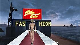 Blonde Teen's Big Boobs in Fallout 4 Fashion