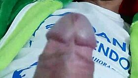 Young tattooed guy with a tall cock masturbates in this dirty homemade solo