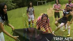 Surprise Shemale Gives Intense Blowjob in Hardcore Scene