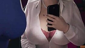 I can't stop staring at her huge tits and juicy ass.