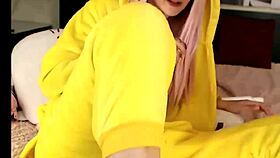 Teen Plays With Pokemon Toys