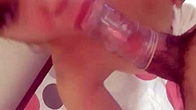 The ceviche seller's son forces me to suck his big tits.