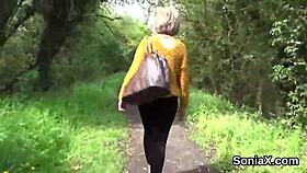 english milf gill ellis shows off her impressive figure