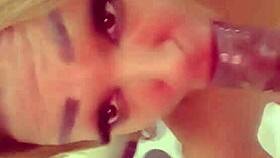 The ceviche seller's son forces me to suck his big tits.