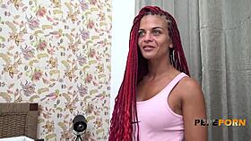 i gave natali the black cock she wanted, riding in cowgirl