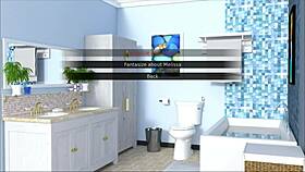 Steamy bath time with my hot stepmom in game cap 5