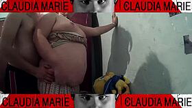 This is how the curvy woman likes her pussy eaten before dinner to get wet and cum on her gay friend's face