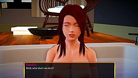 Is this redhead bent over for a monster cock doggystyle?