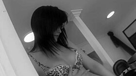 Cute Nerdy Girl with Glasses Fucked Hard by Step Dad. Blaire Banks Takes It All.