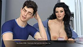 Steamy bath time with my hot stepmom in game cap 5