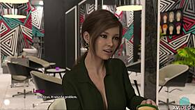 Entrepreneur milf shows off lingerie in naughty game roleplay