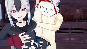 I Can't Stop Thinking About That Goth Girl Kayoko From Blue Archive In This 3D Hentai.