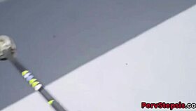 Blonde teen stepsister Dylann Vox shares moments with stepbrother POV